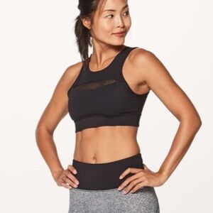 Lululemon Black Run The Day Bra size 8